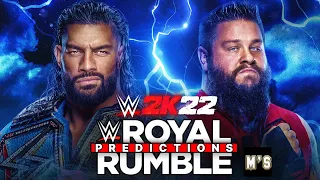 WWE 2K22: ROYAL RUMBLE Roman Reigns vs Kevin Owens WWE Undisputed Universal Championship