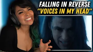 First Time Reaction | Falling in Reverse - "Voices in My Head"