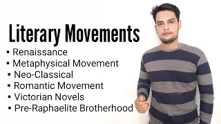 Literary Movements : Renaissance Metaphysical Movemen Neo-Classical      Pre-Raphaelite Brotherhood