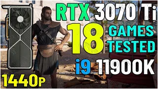 RTX 3070 Ti - Test in 18 Games at 1440p - Very High Settings | Tech MK