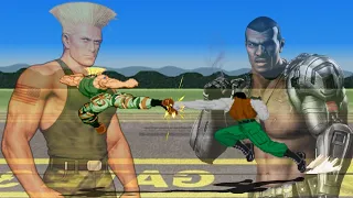 Guile VS Jax (Street Fighter VS Mortal Kombat)