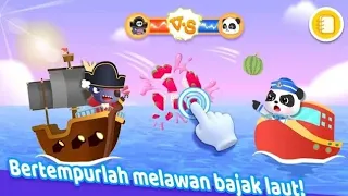 GAME BABYBUS | KAPTEN KIKI BERLAYAR DI LAUT AWAS ADA BAJAK LAUT | BAYI PANDA | EDUKASI ANAK