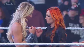 Bayley & Asuka VS Becky Lynch & Charlotte Flair 1/2