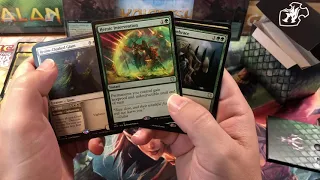 Aura of Courage Commander Deck Unboxing Magic the Gathering Adventures in the Forgotten Realms MTG