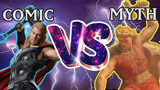 Can Marvel Thor Defeat Mythology Thor?
