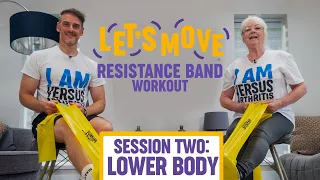 Let's Move Resistance Band Workout Session Two: Lower Body