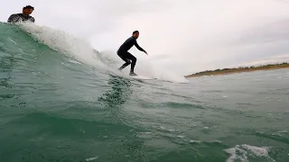 Session de surf en Vendée ! (trop de méduses)