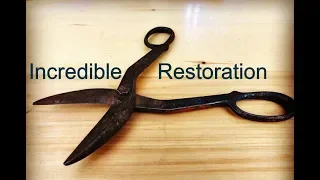 Old and Rusty Shears Restoration Limited Tools
