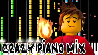 Crazy Piano Mix! LEGO NINJAGO THEME (The Fold - The Weekend Whip)