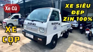 Bán lại con suzuki carry truck cũ 645kg thùng lững còn đẹp cam kết máy zin 100%, suzuki 500kg.