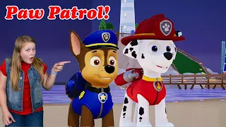 Assistant Plays Paw Patrol World and Explores Adventure Bay with Skye