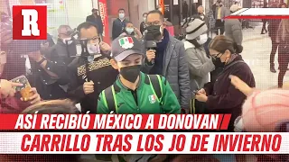 Así recibió México a Donovan Carrillo luego de poner en lo alto al país en Beijing 2022