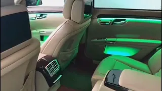 Mercedes S Class W221 12 Colors Ambient Light Installation Instruction