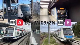 RER A et RER E : MI09 et MI2N les X’trapolis Duplex d’Alstom