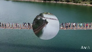 Majang Lake Suspension Bridge Drone Video | Paju South Korea