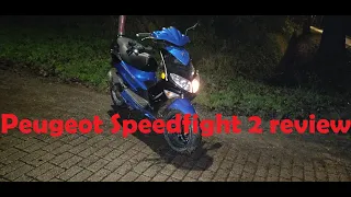 Peugeot Speedfight 2 review en Topspeed 75kmph!!!