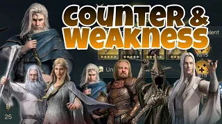 Weakness & Counters of TOP 10 OP Commanders | Quick Guide LOTR:Rise to War! Season 3