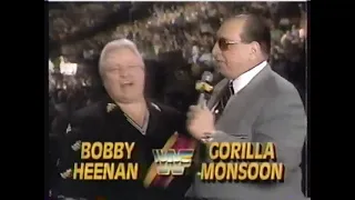 Bobby Heenan celebrates Ric Flair's Championship Victories   Wrestling Challenge 1992
