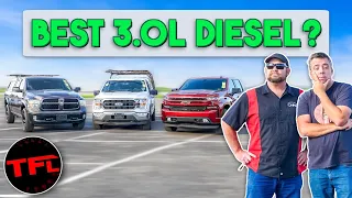 Ram vs Ford vs Chevy - What's The Best Affordable Diesel Half-Ton Truck?