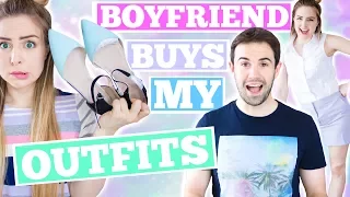 BOYFRIEND BUYS OUTFITS FOR GIRLFRIEND! Shopping Challenge 2017!