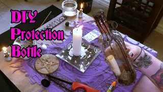 Making a Protection Bottle | Spooky Brandie