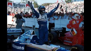 Damon Hill è il campione del mondo del 1996