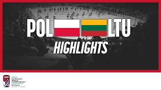 Highlights | Poland vs. Lithuania | 2023 #IIHFWorlds Division 1A