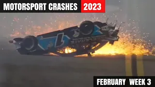 Motorsport Crashes 2023 February Week 3