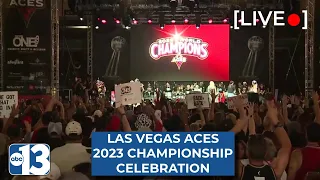 FULL CELEBRATION: Las Vegas Aces take over Toshiba Plaza