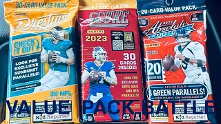 VALUE PACK BATTLE NFL FOOTBALL CARDS PRESTIGE VS SCORE VS ABSOLUTE @MvpRips