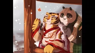 Po and Tigress After Ten years --Snow Story
