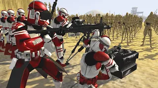 Commander FOX vs 1,000 Battle Droid Army! - Men of War: Star Wars Mod Battle Simulator