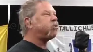 james hetfield on crack in tuning room