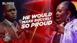 Matthew Abah sings "Time To Say Goodbye" | Blind Auditions | The Voice Nigeria Season 4