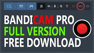 BANDICAM PRO CRACK - FREE DOWNLOAD! - TUTORIAL, NO WATERMARK, LICENSE, LIFETIME 02.24.2022