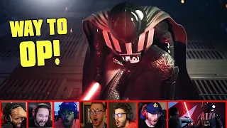 Gamers Reactions To Darth Vader SUPER IMMENSE Strength In Star Wars Jedi Fallen Order