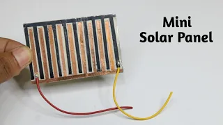 How To Make Solar Panel At Home - Using Old Mobile Battery || Solar Cell At Home!!!