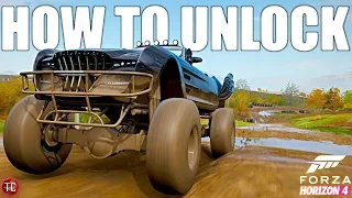 Forza Horizon 4: HOW TO UNLOCK THE Quartz Regalia Type-D MONSTER TRUCK!! 1,500+ HP BUILD GAMEPLAY!