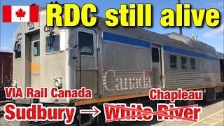 [ Canada Train ] VIA Rail Canada RDC Train, Sudbury → White River (Chapleau)
