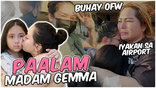 VLOG 349 BUHAY OFW | UMALIS NANAMAN NG PINAS NANAY KO