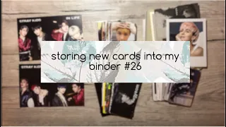 ✭ storing new cards into my binder #26 ✭ Stray Kids | EXO | WINNER | GOT7
