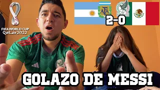 REACCIÓN | ARGENTINA 2-0 MÉXICO | COPA MUNDIAL QATAR 2022
