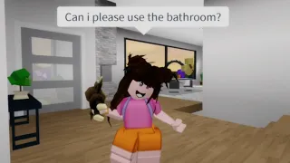 Mommy, can i please use the bathroom? 😂 (Roblox Meme)