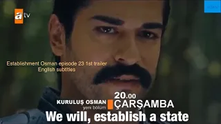 Establishment Osman episode 23 1st trailer (English subtitles)