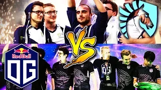 WHEN TI WINNERS MEETS EACH OTHER - THEY MAKE CRAZY GAME LIQUID vs OG ESL ONE BIRMINGHAM DOTA 2