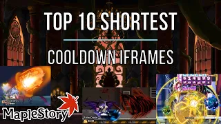 Top 10 Shortest Cooldown iframes in MapleStory