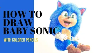 How to Draw Baby Sonic The Hedgehog Movie 2020