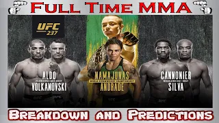 UFC 237: Namajunas vs Andrade / Silva vs Cannonier - Breakdown and Predictions