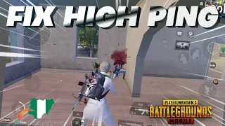 How to Fix High Ping in PUBG Mobile iOS | how to get 20ms in pubg mobile | PUBGMobile Nigeria (ipNX)