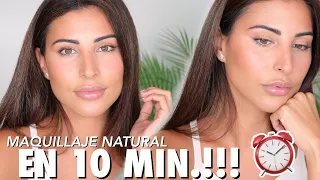 MAQUILLAJE NATURAL en 10 MINUTOS! | Eva Davis